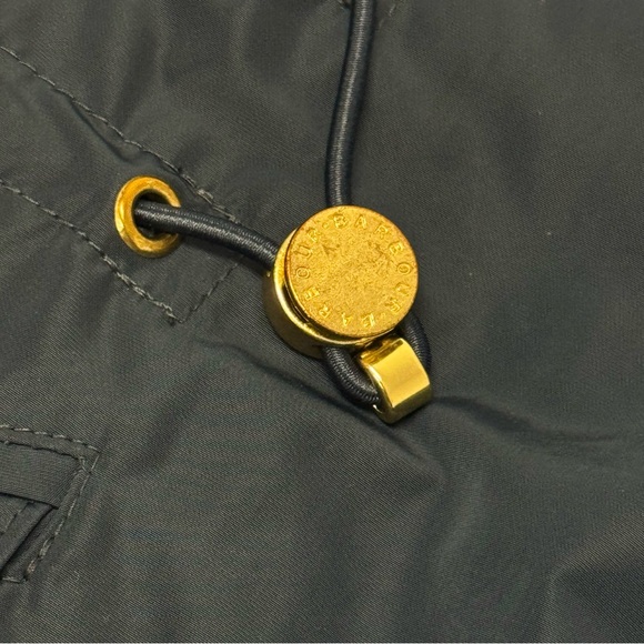 Barbour Women's Lothian Showerproof Longline Rain Jacket Navy 1X LSP0051NY51 - Picture 12 of 14